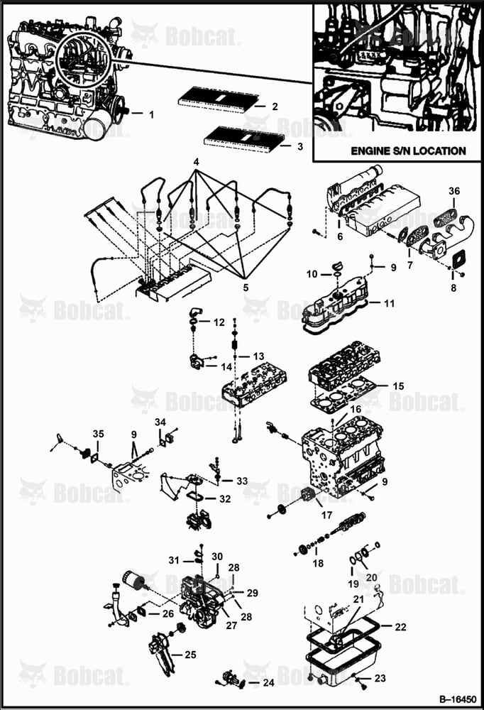 Engine & Gasket Kits (Kubota - V2203)