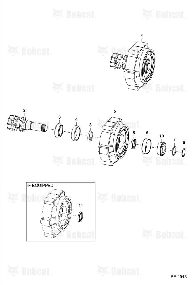 Motor Carrier (Drive Motor Mount Assy) (Manual Controls, AHC, & ACS) 530714318 & Below, 530811605 & Below