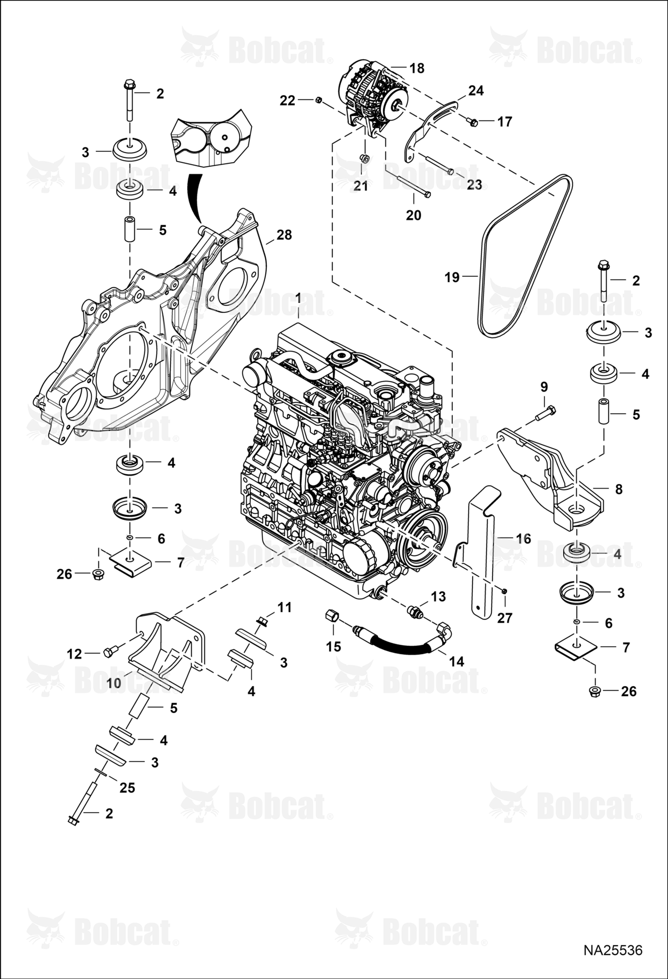 Engine & Attaching Parts (Engine Mounts)