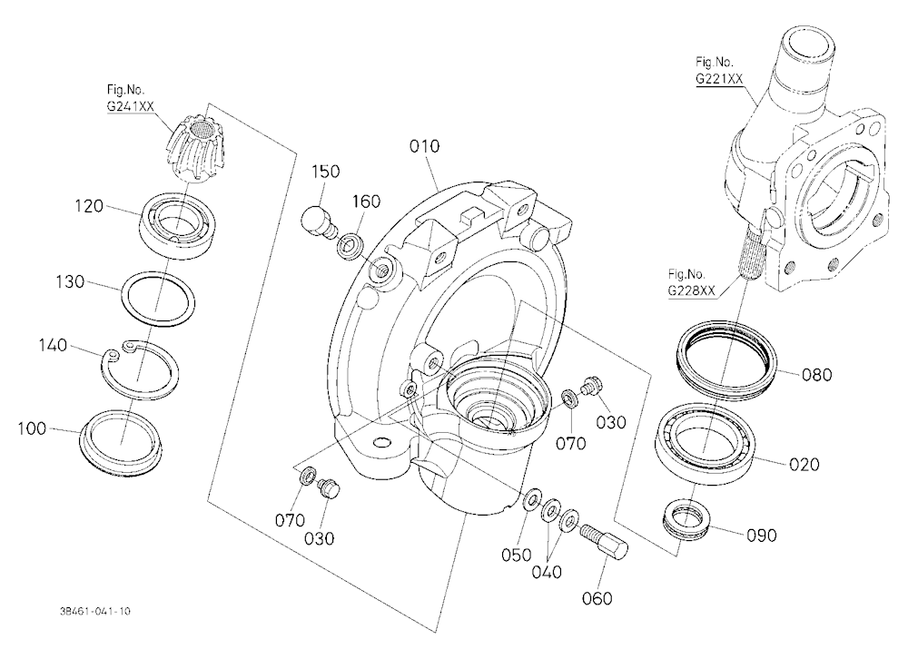 Front Axle Case Rh
