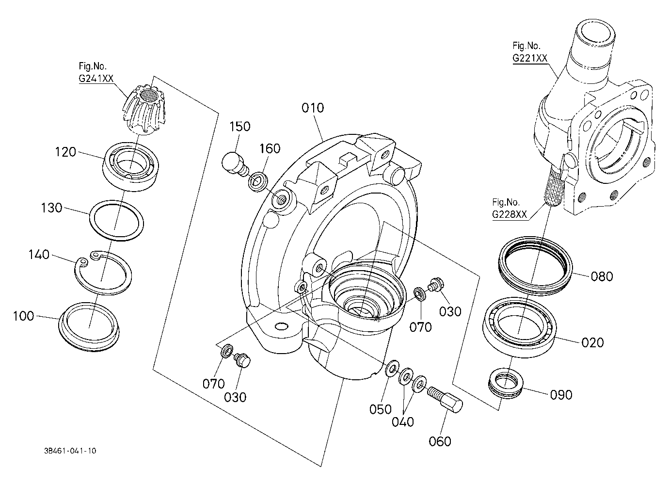 Front Axle Case Rh