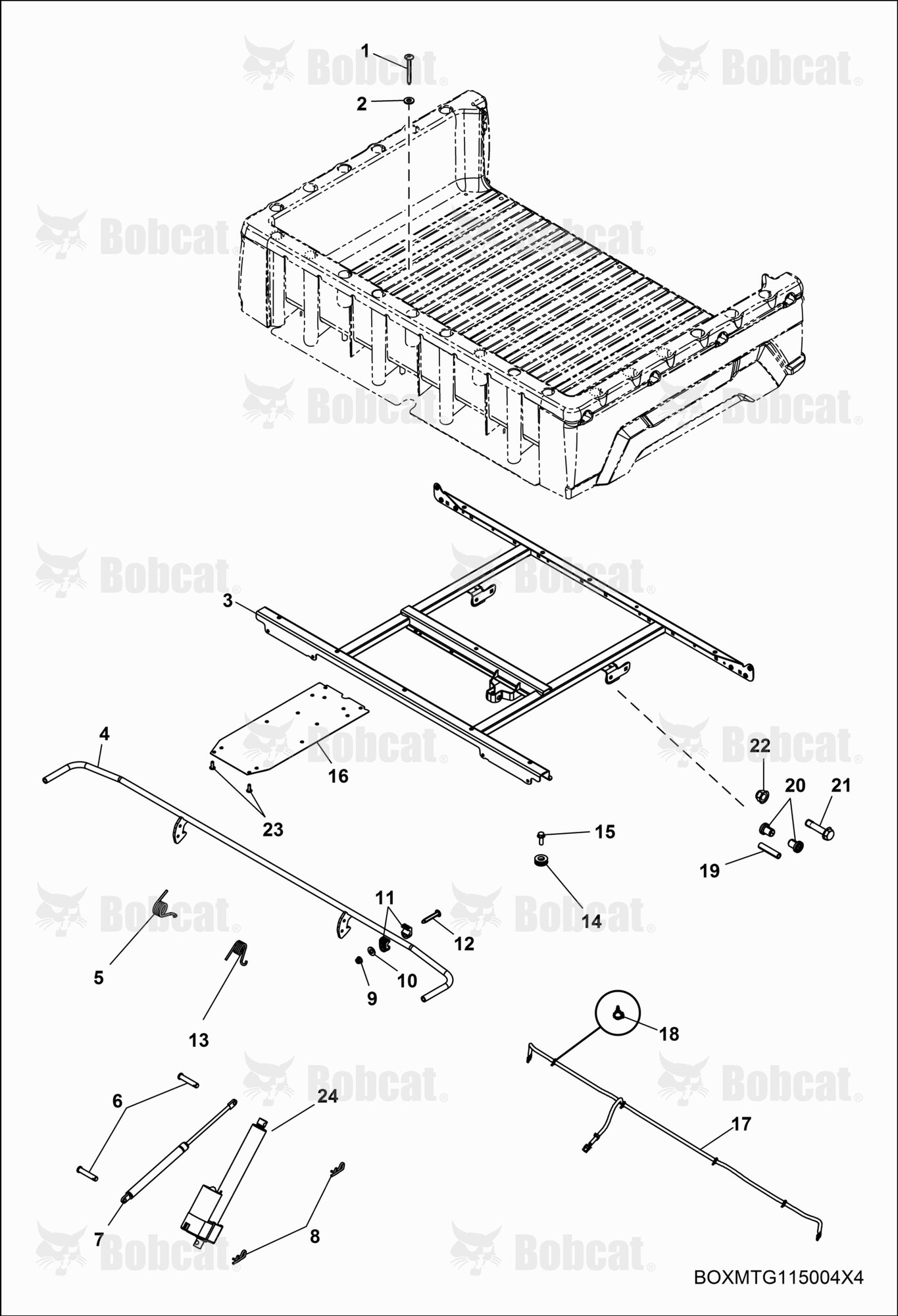 BODY, Box Mounting  AJNS11001 - AJNS19999