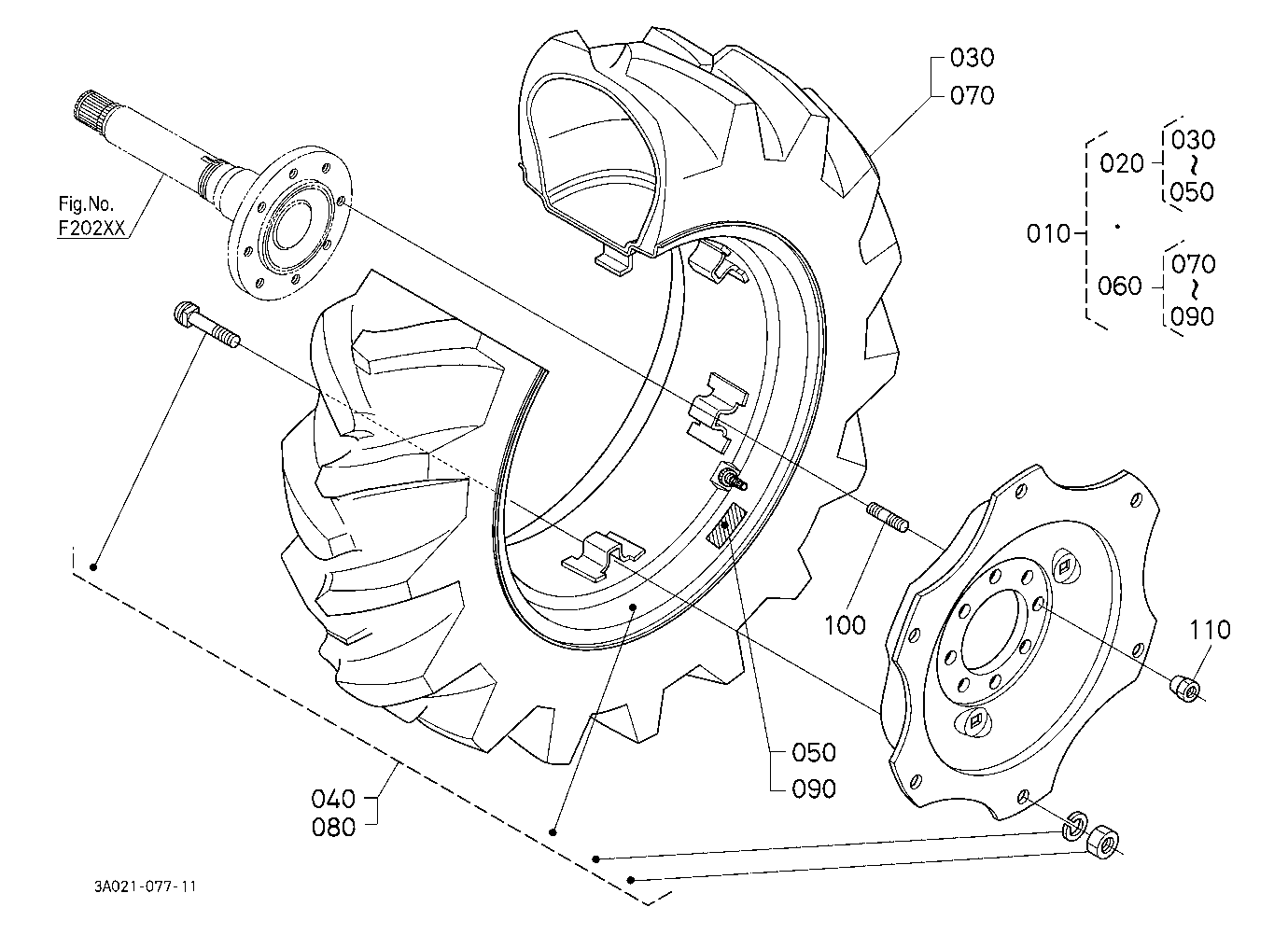 Rear Wheel (16.9-28)