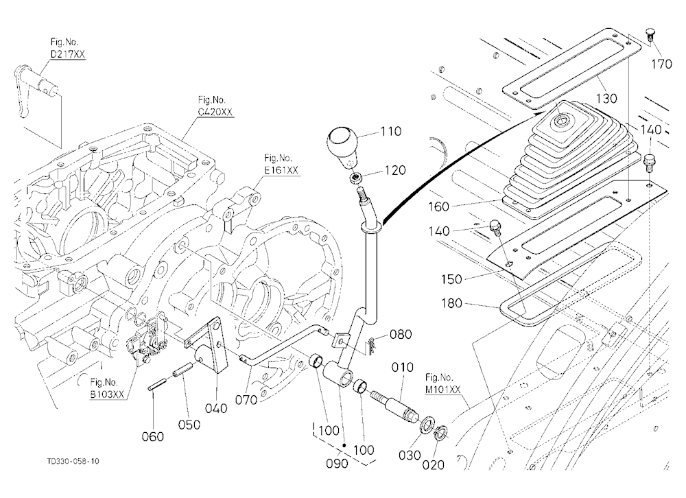 Range Gear Shift Lever