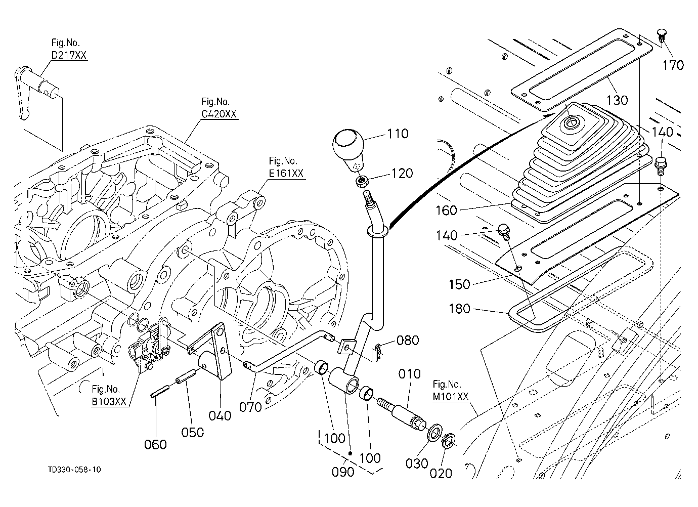 Range Gear Shift Lever
