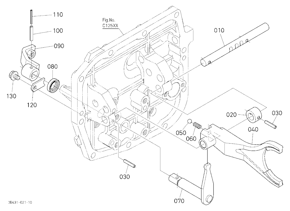 Range Gear Shift Fork