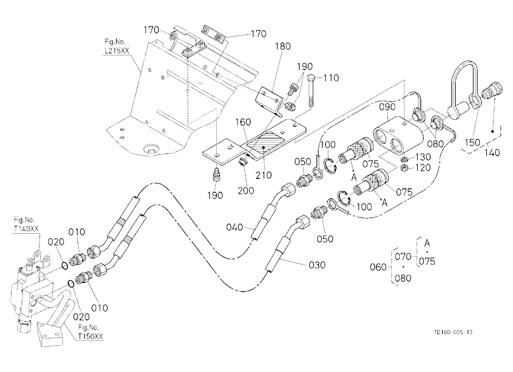Auxiliary Control Valve Coupler (1St) (W/G No.L833