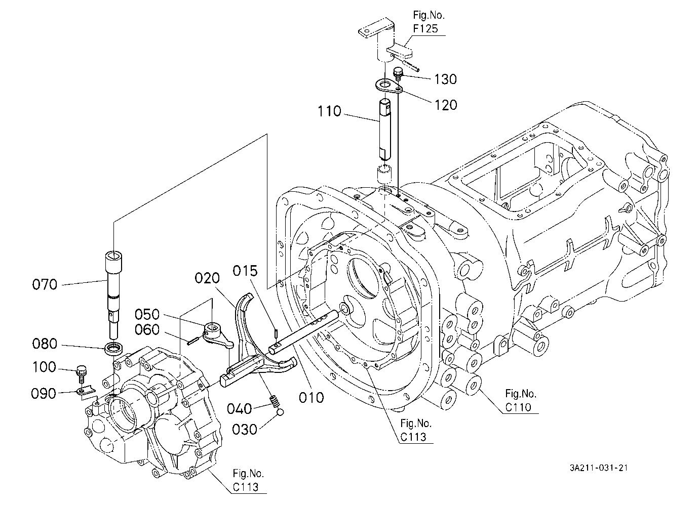 Shuttle Gear Shift Fork