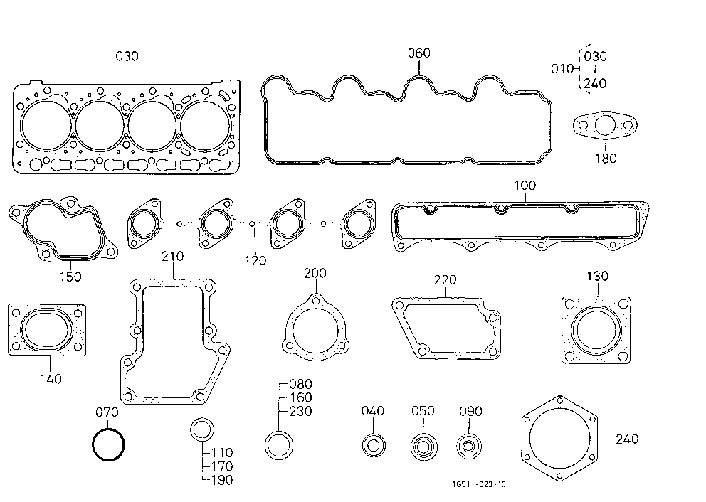 Upper Gasket Kit [Old Type]