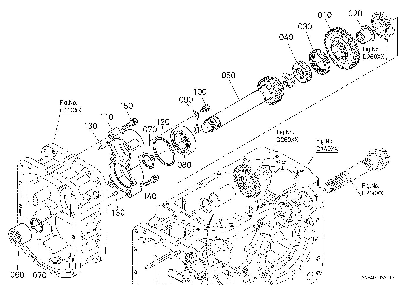Range Gear Shaft