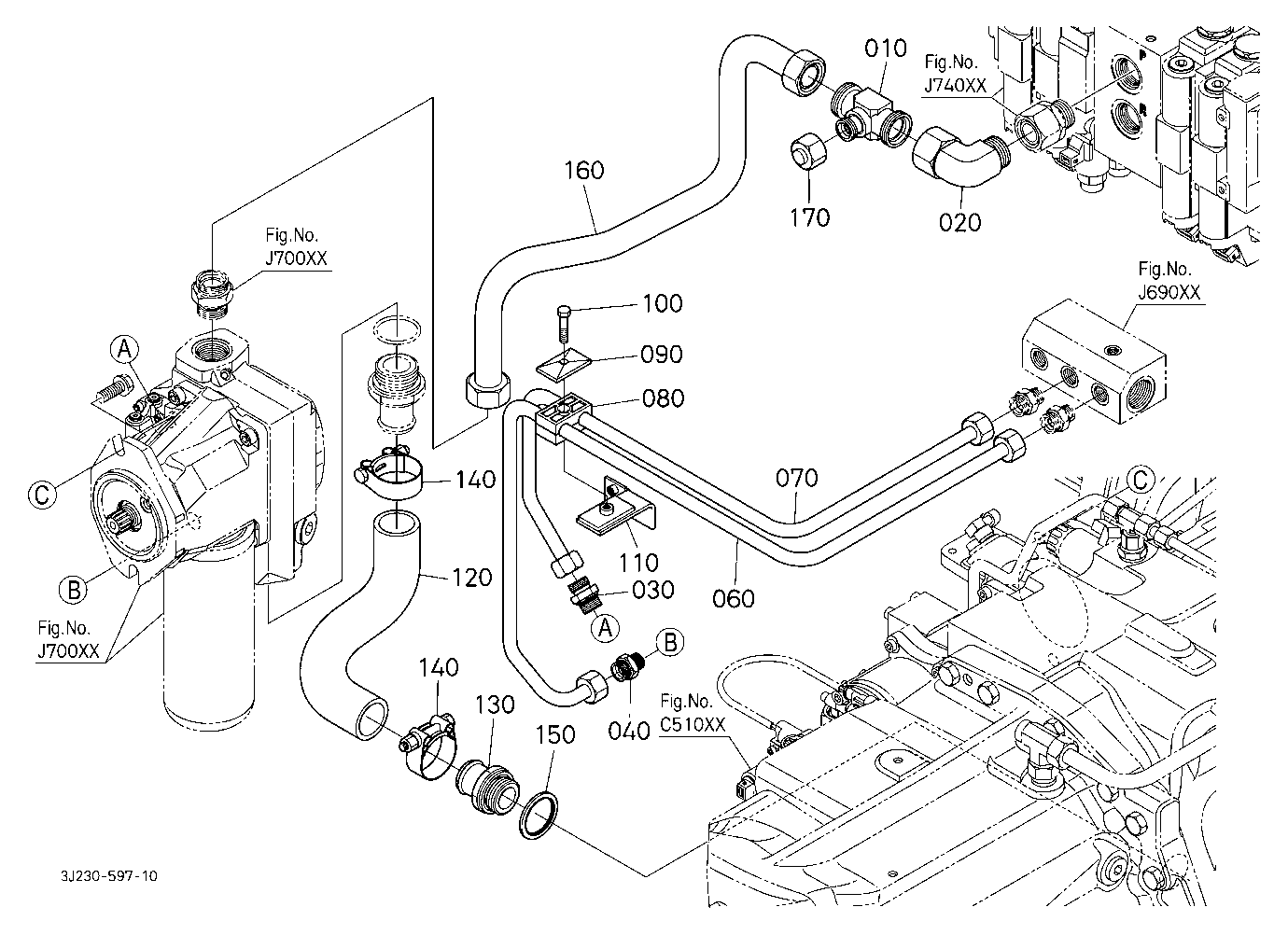 Axial Pump Piping [W/O Front Suspension] [With Loa