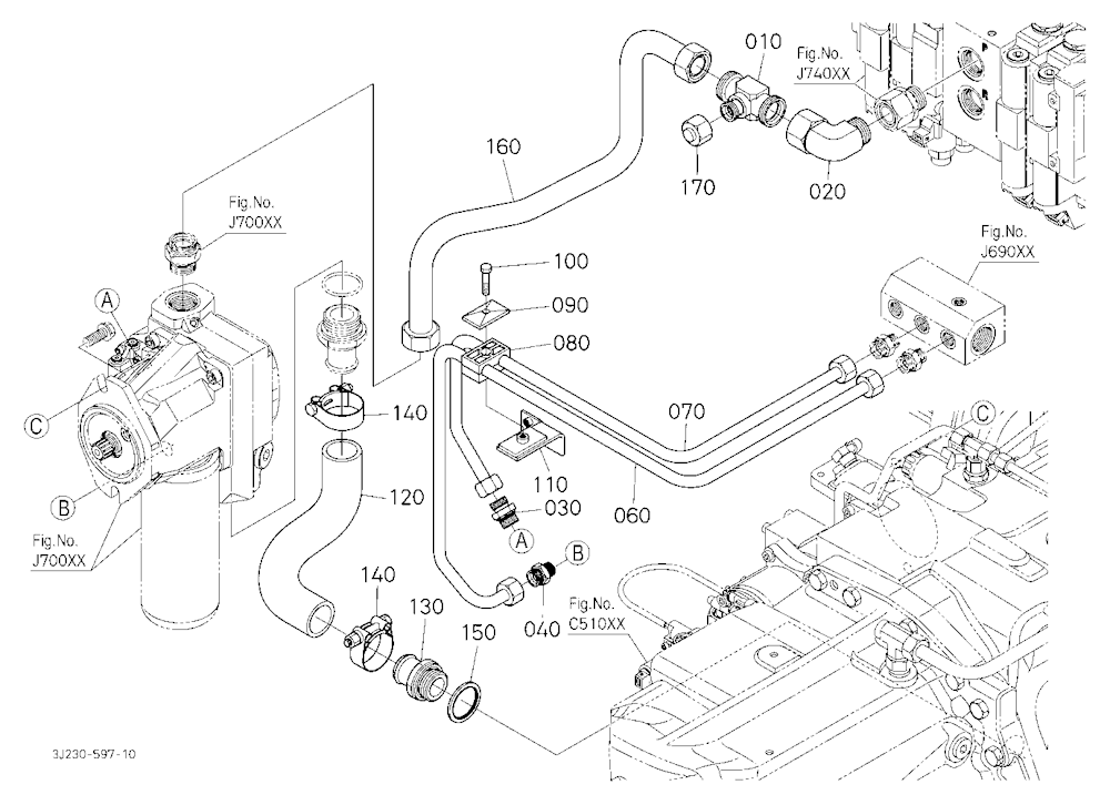 Axial Pump Piping [W/O Front Suspension] [With Loa