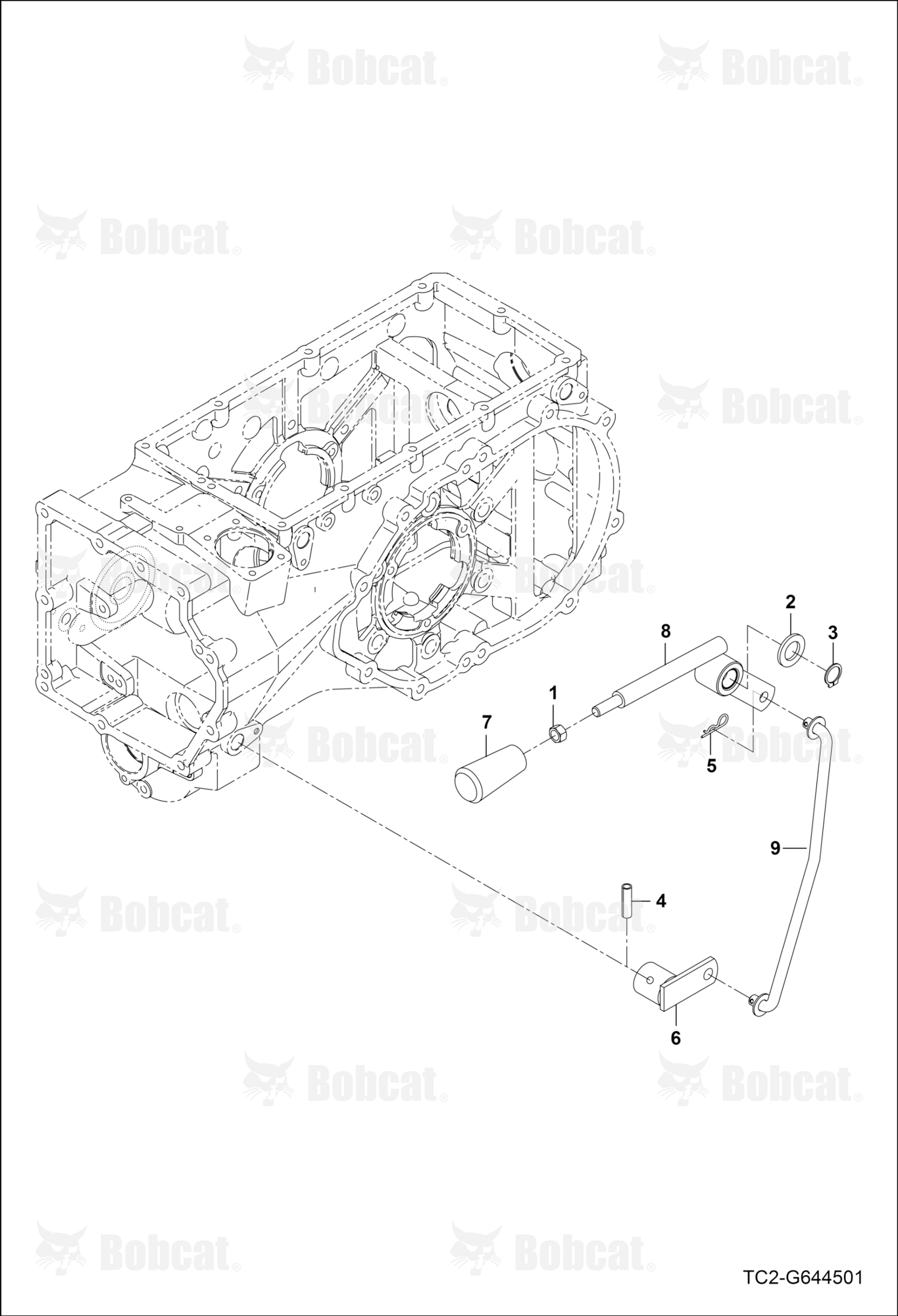 Front Wheel Drive Lever Group