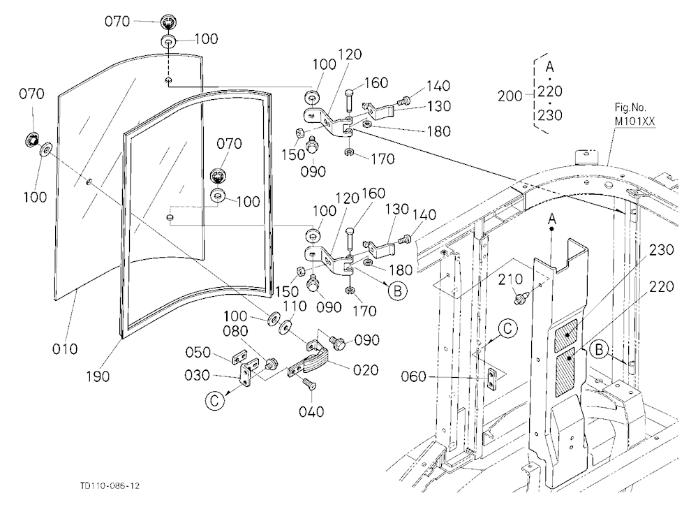 Hatch Back Glass [A]
