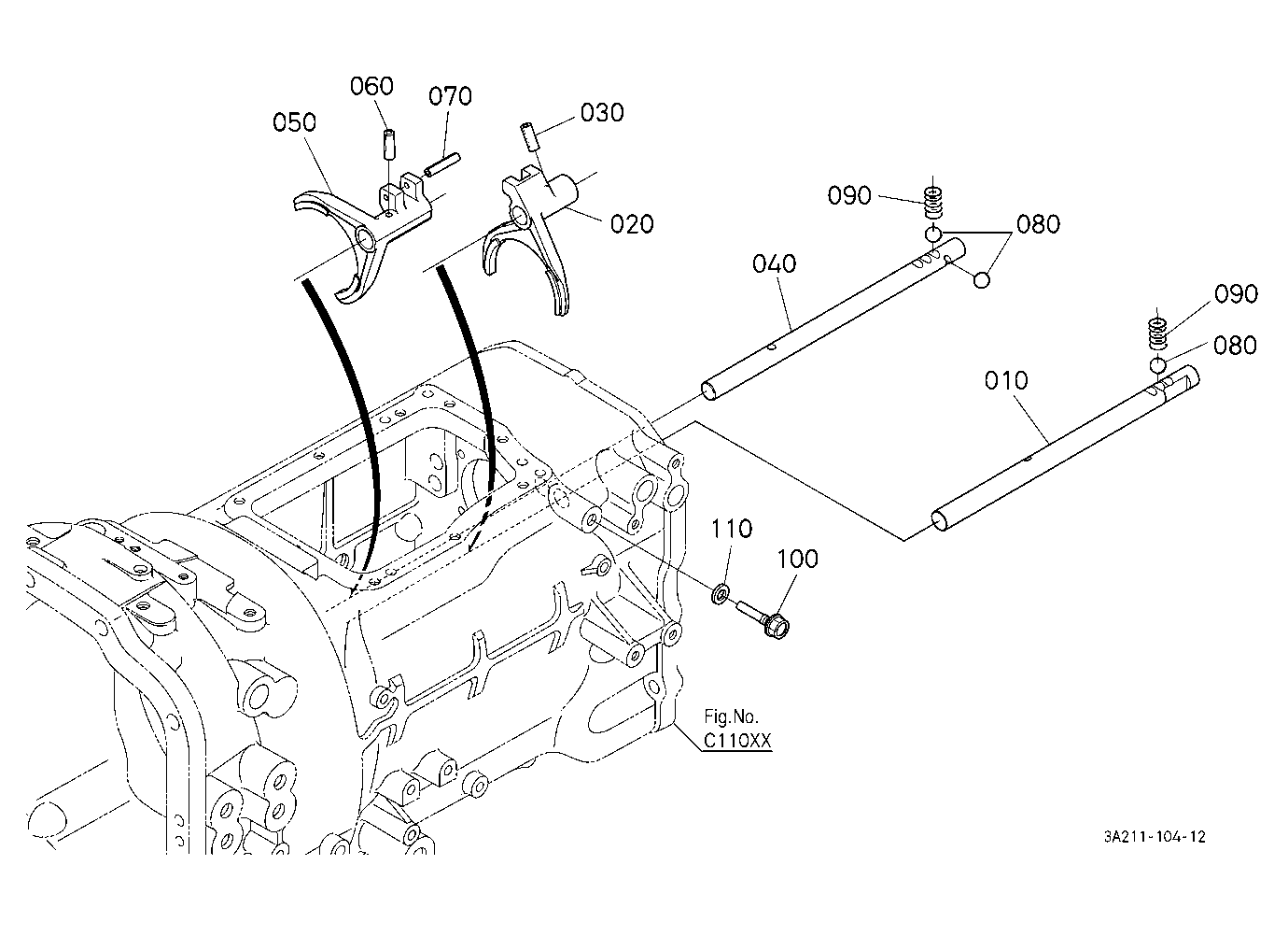 Main Gear Shift Fork