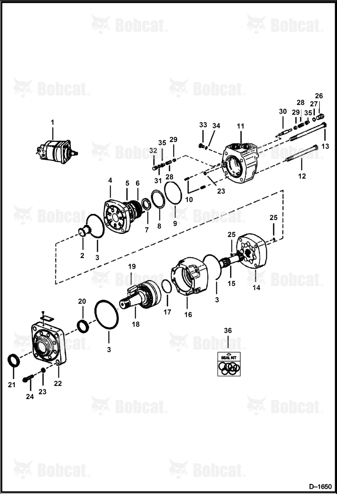 Hydrostatic Motor (Model 109-1052-006)