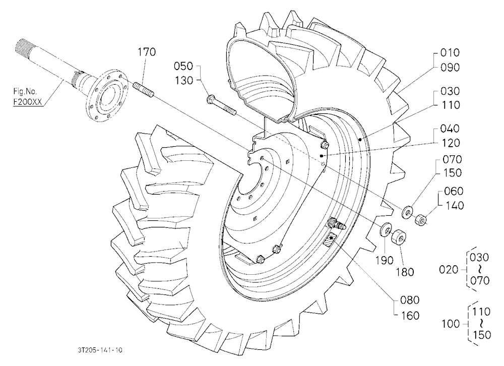 Rear Wheel (18.4-34) [A]