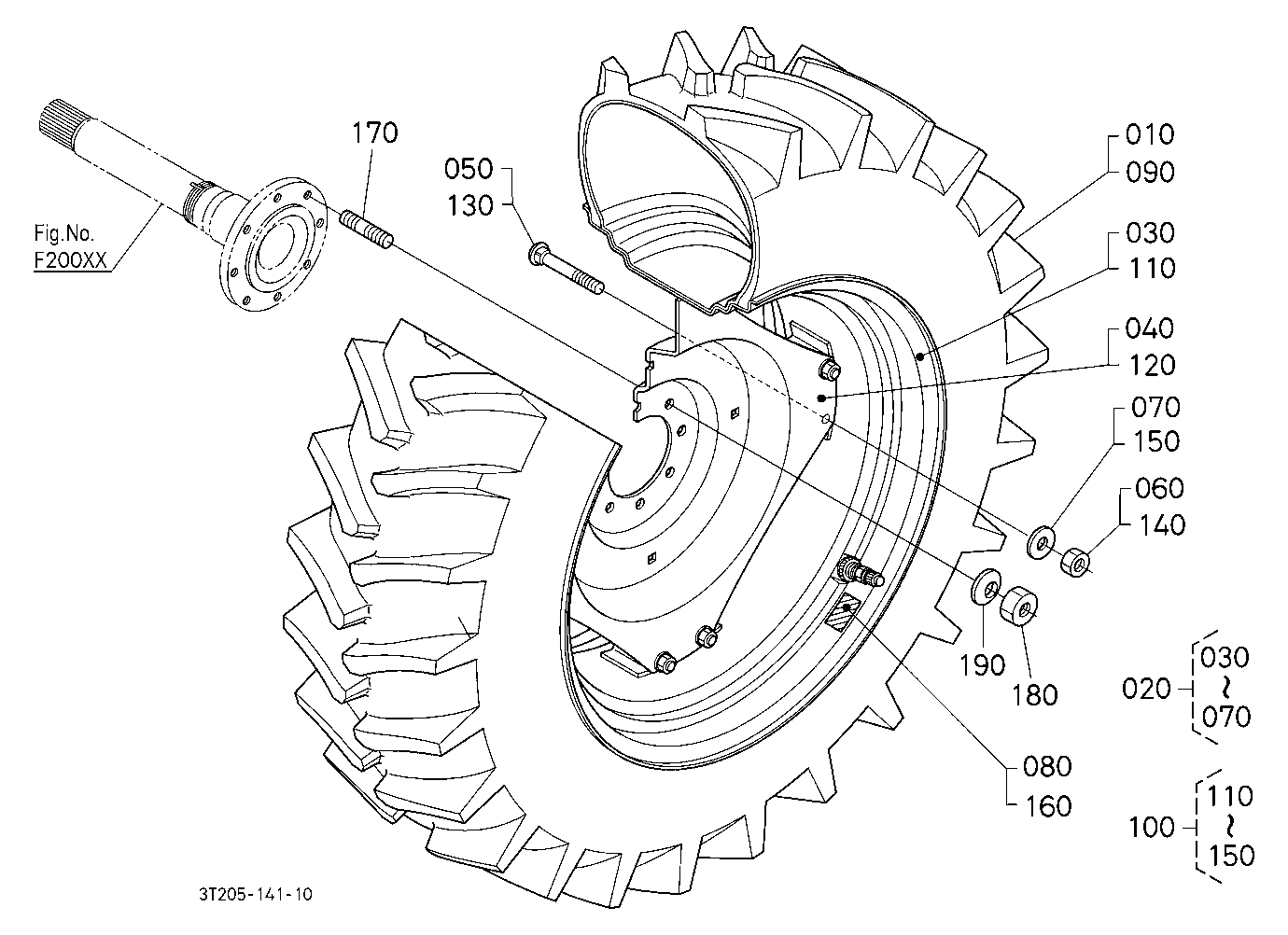 Rear Wheel (18.4-34) [A]