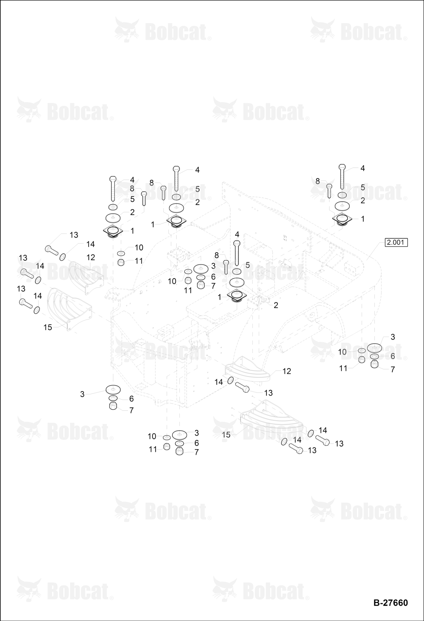 STEPS, COVER, Floor Frame Shock Mounting
