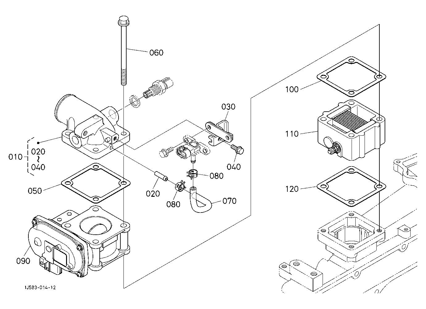 Air Cleaner Flange And Throttle Valve