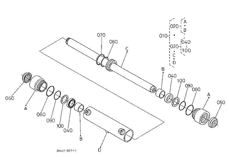 Steering Cylinder [Component Parts]
