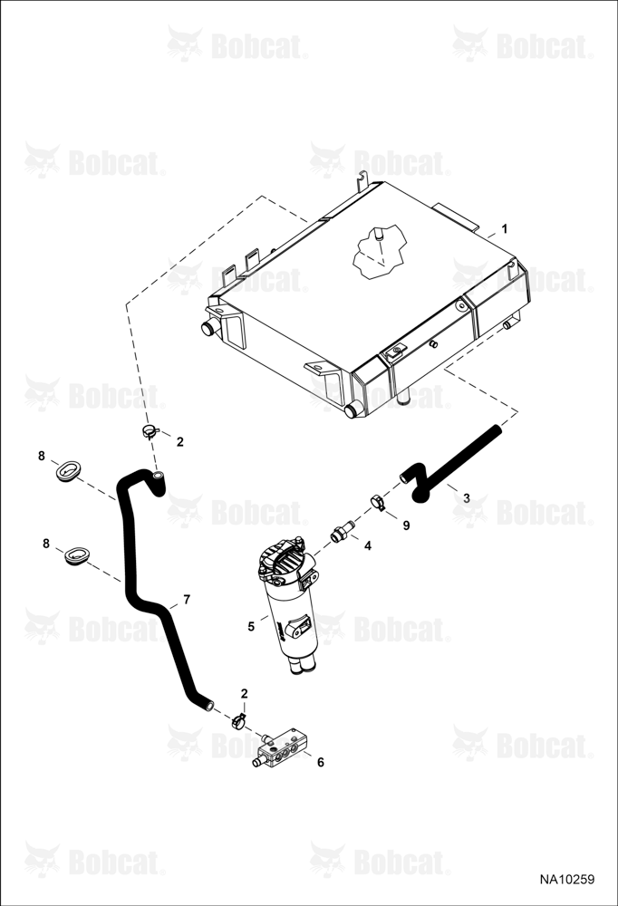 Hydrostatic Circuitry (Cooler)