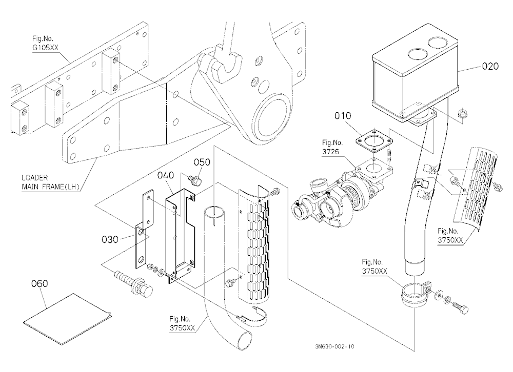 Under Muffler Kit (W/G No.M1447) [Option]