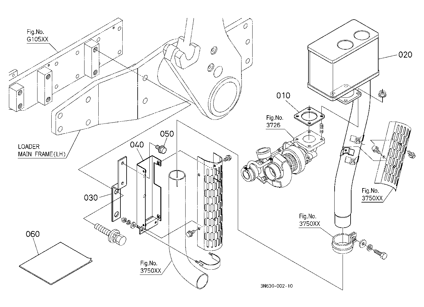 Under Muffler Kit (W/G No.M1447) [Option]