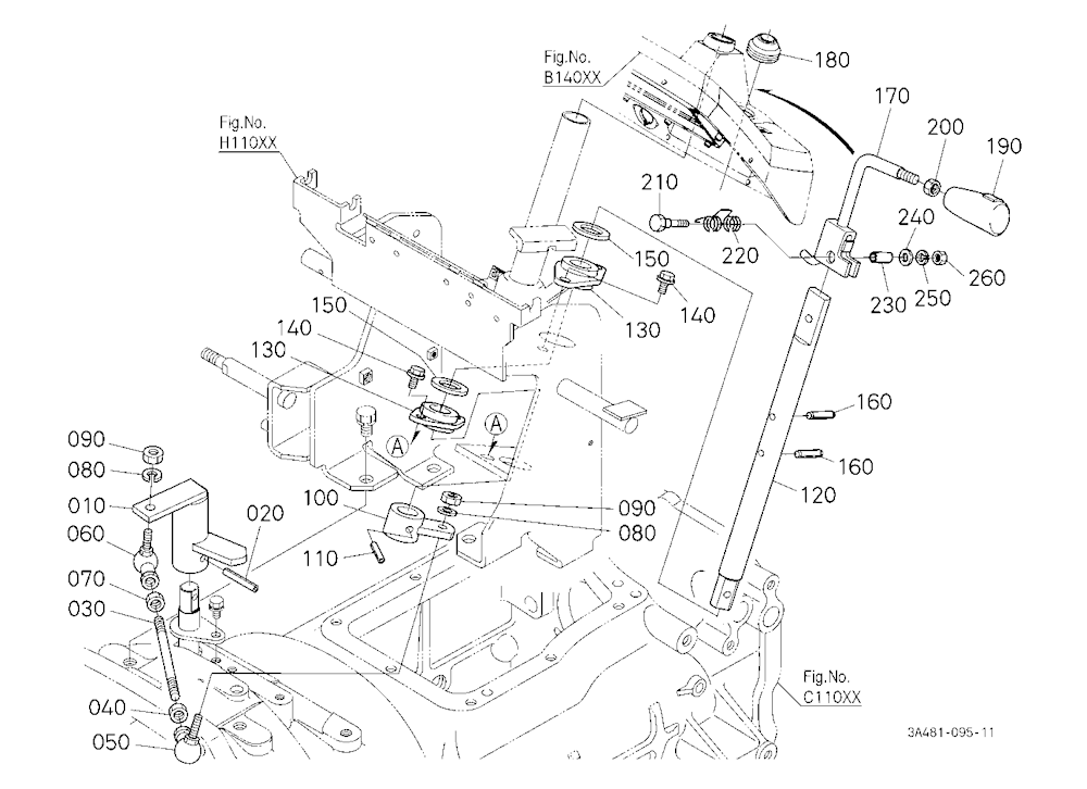 Shuttle Shift Lever [Rops Type] [New Type]