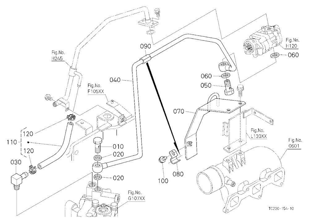Hydraulic Oil Line(Power Steering) [Hst Type]