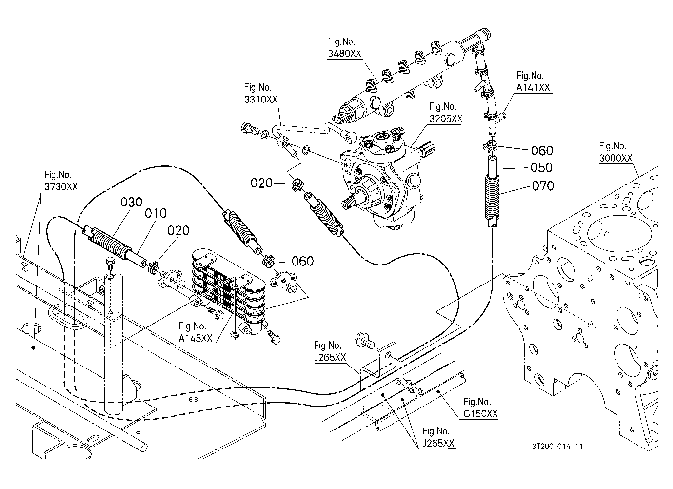 Fuel Pipe 3 (Fuel Cooler)