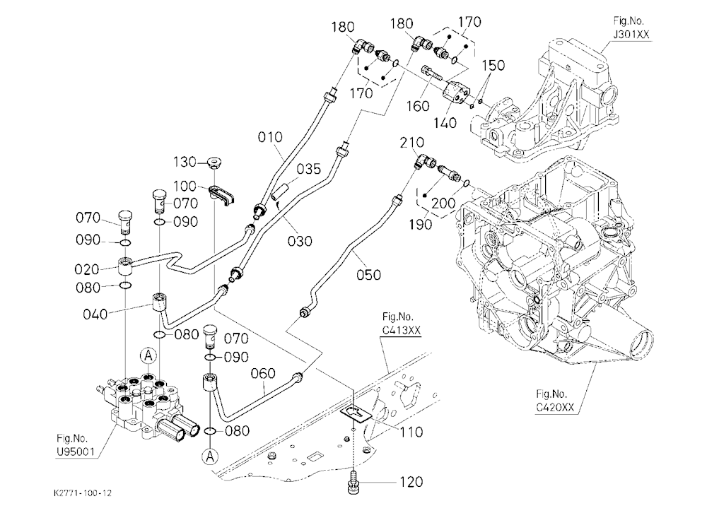 Front Control Valve Kit (Oil Line) 2 [Option]