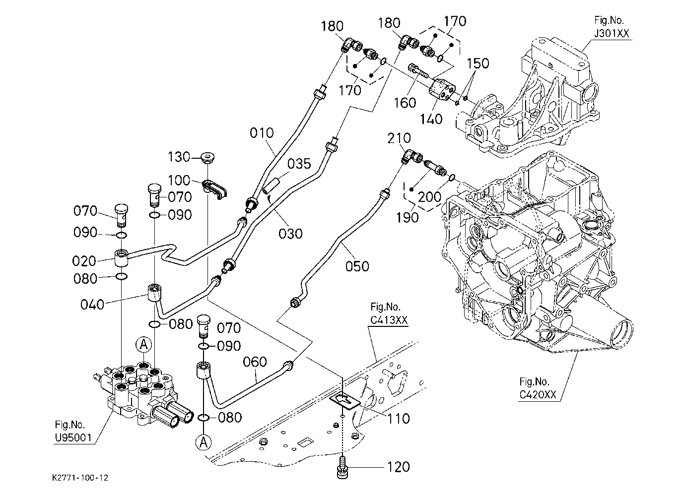 Front Control Valve Kit (Oil Line) 2 [Option]