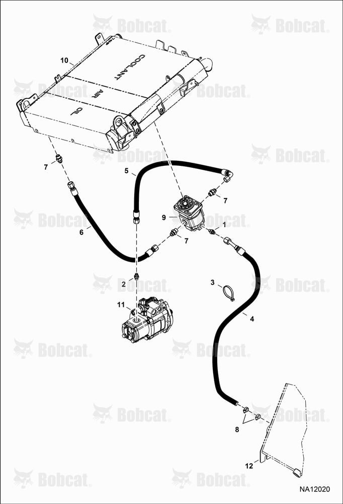 Hydraulic Circuitry (Fan Motor) (Non-Reversible)