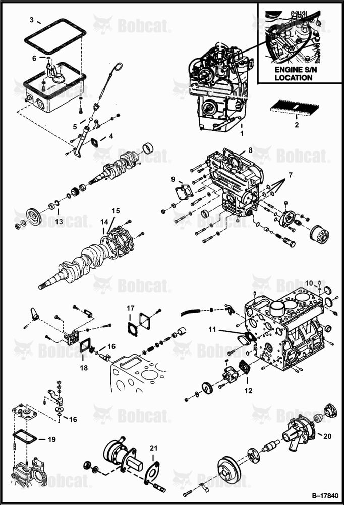 Engine (Kubota D950-B)