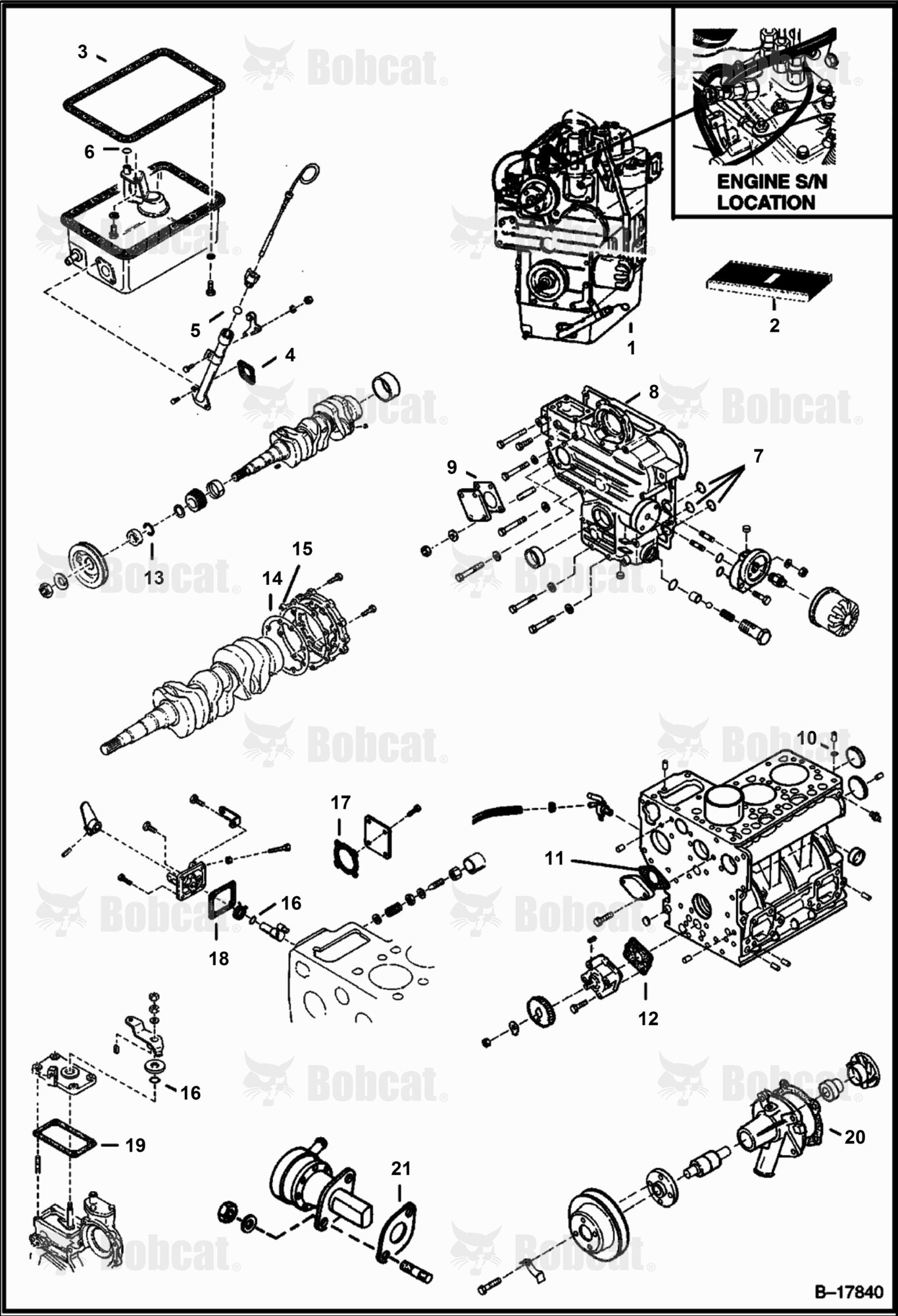 Engine (Kubota D950-B)