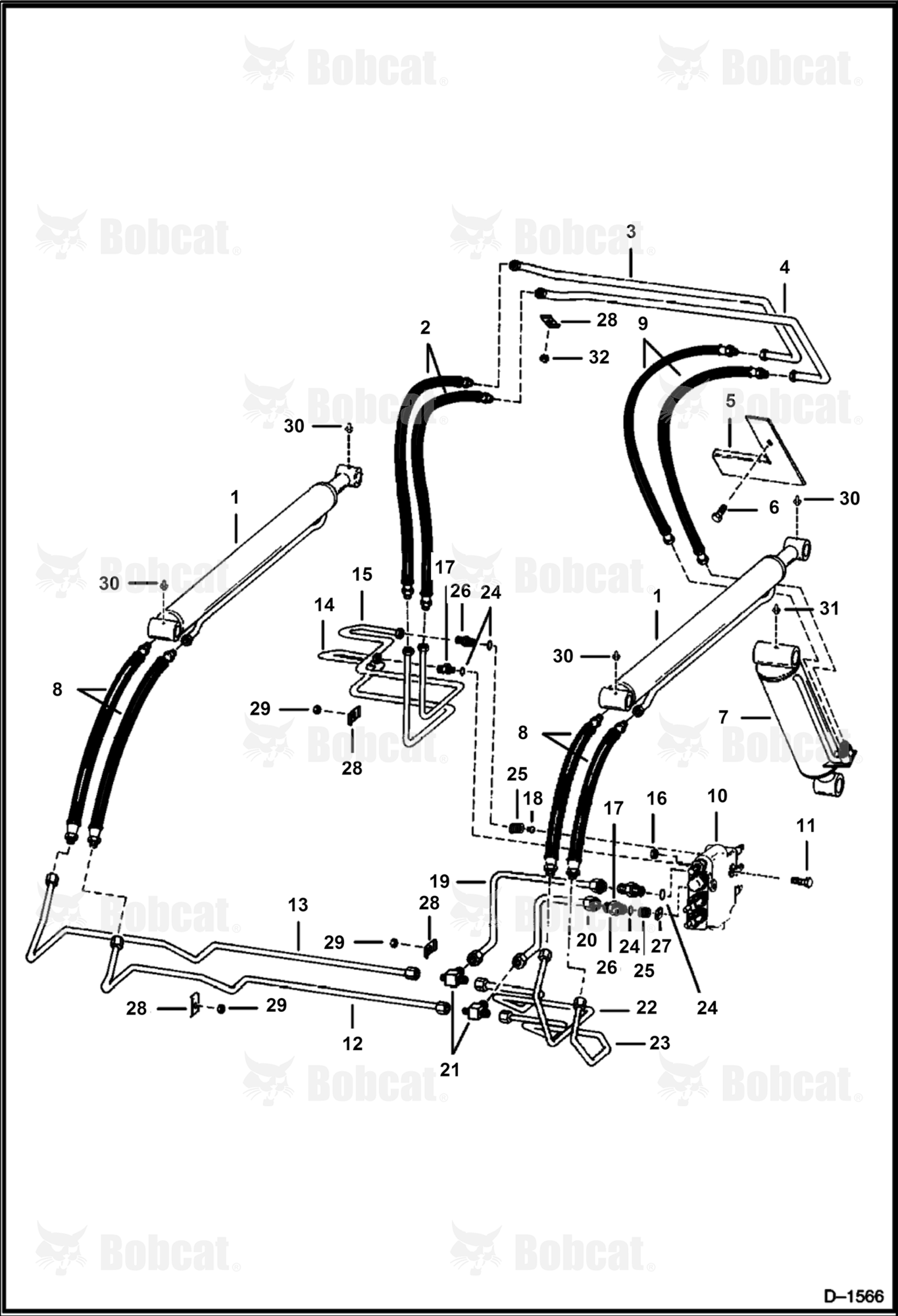 Hydraulic Circuitry  501311001 - 501312999