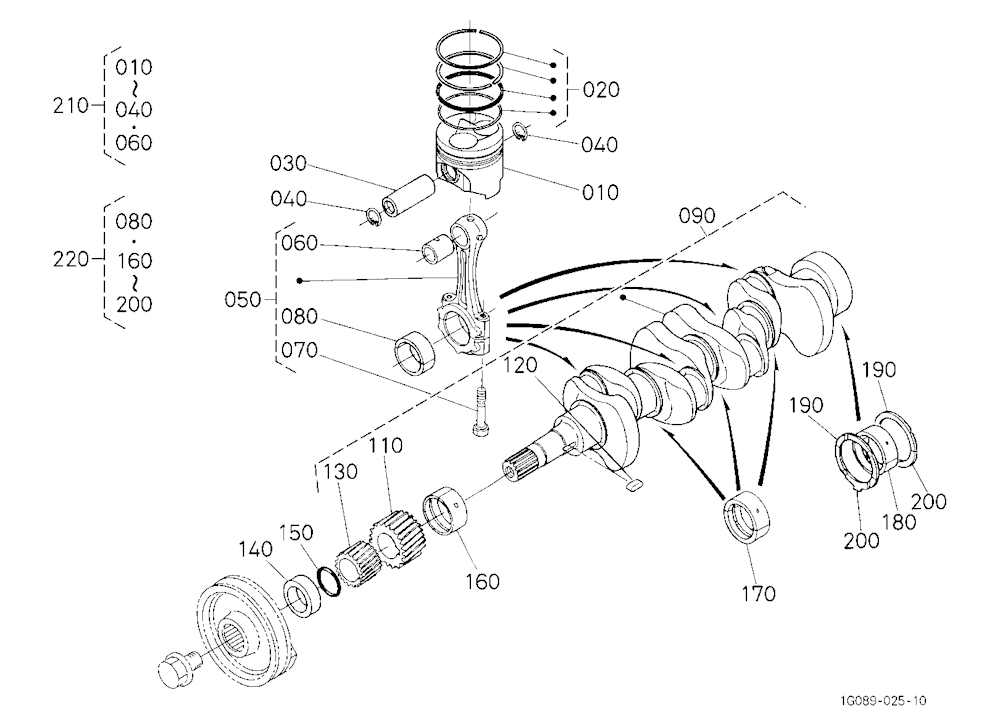 Piston And Crankshaft