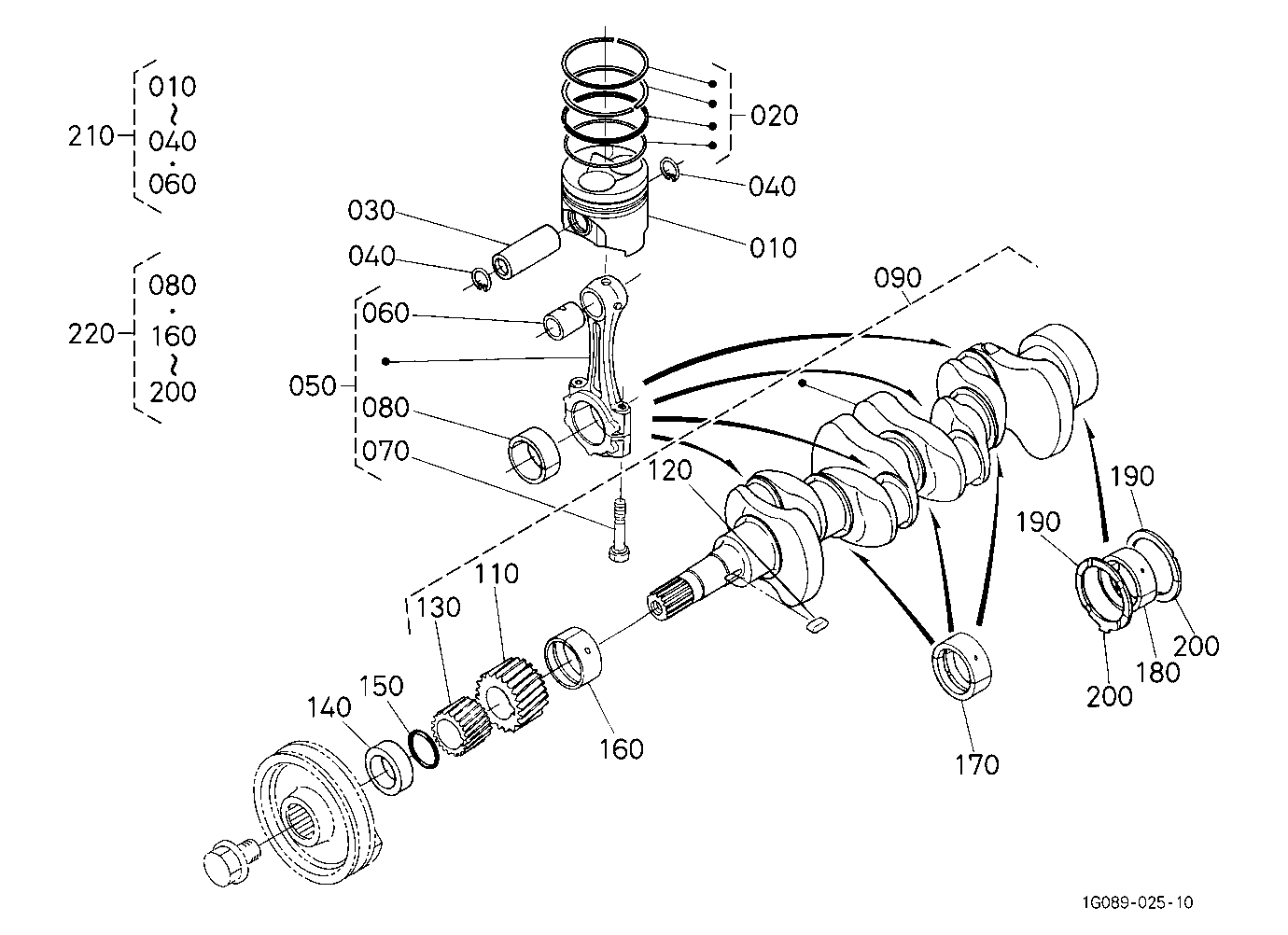 Piston And Crankshaft