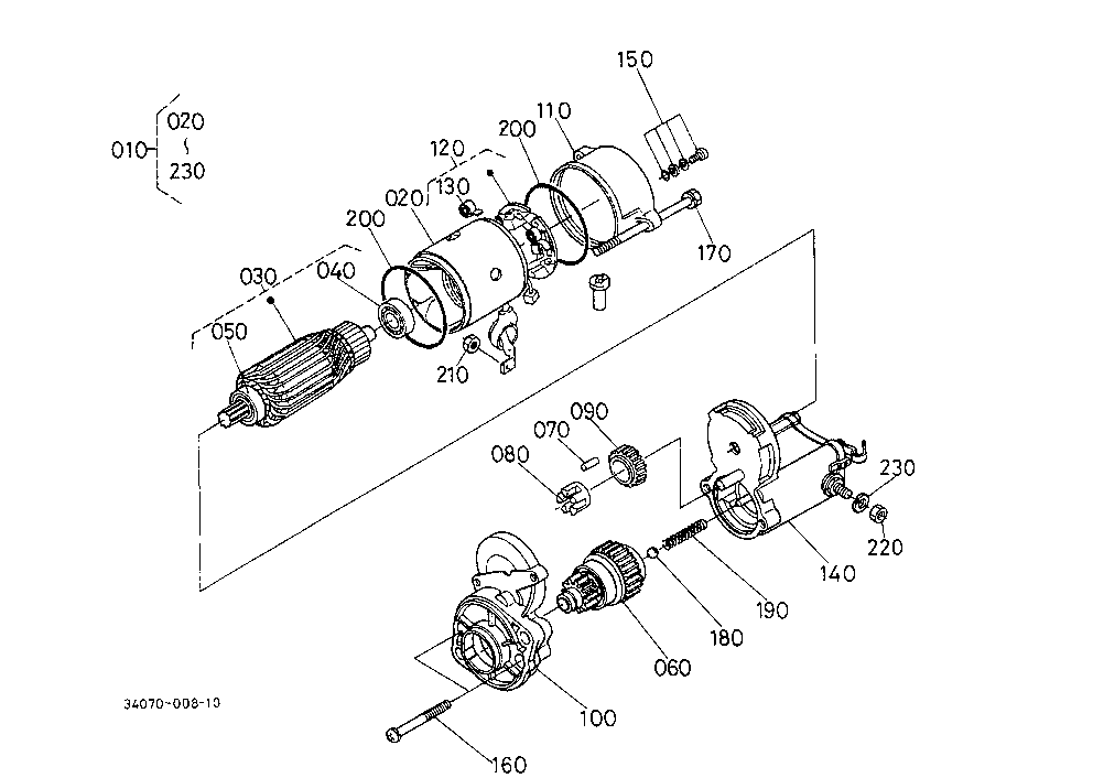 Starter [Component Parts](Not For Reman Unit)