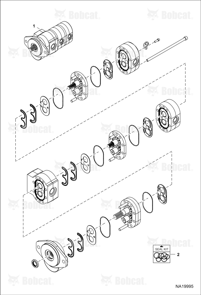 High Flow Hydraulics (Triple Gear Pump)