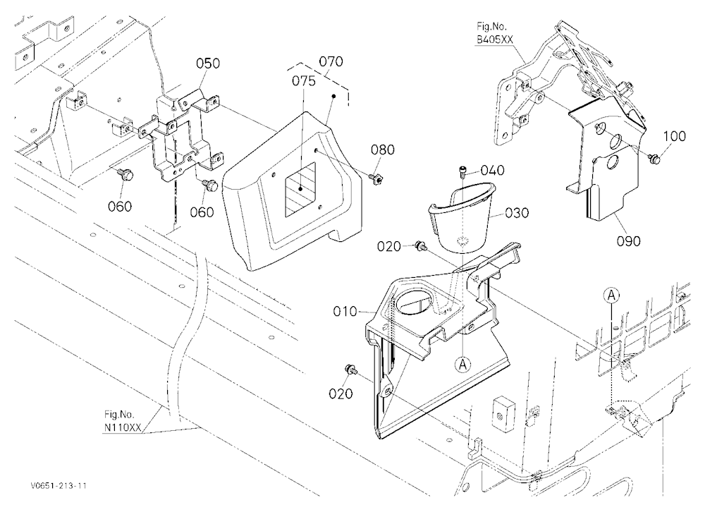 Cover (Meter/Service Port/Drink Holder)