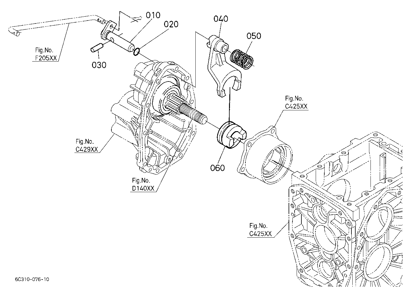 Differential Lock Shift Fork