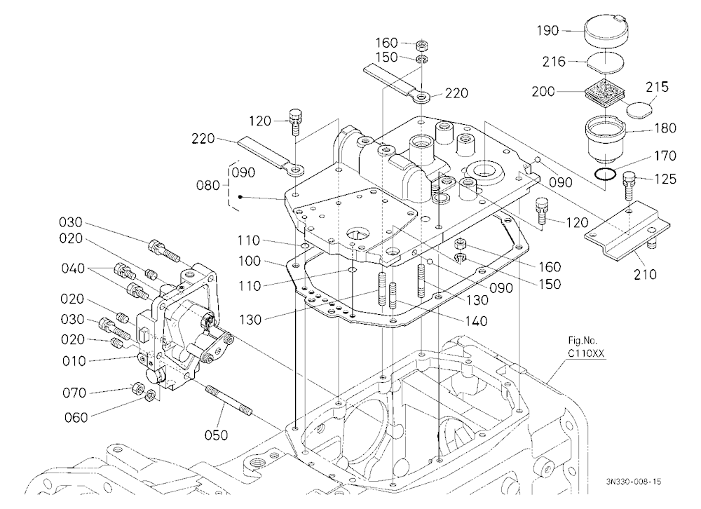 Clutch Housing Cover Upper [Dual Speed Type]