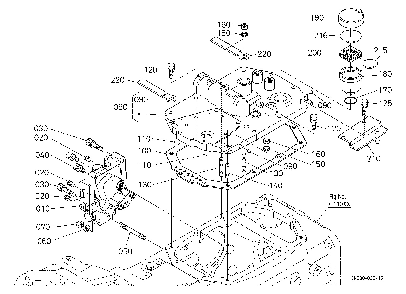 Clutch Housing Cover Upper [Dual Speed Type]