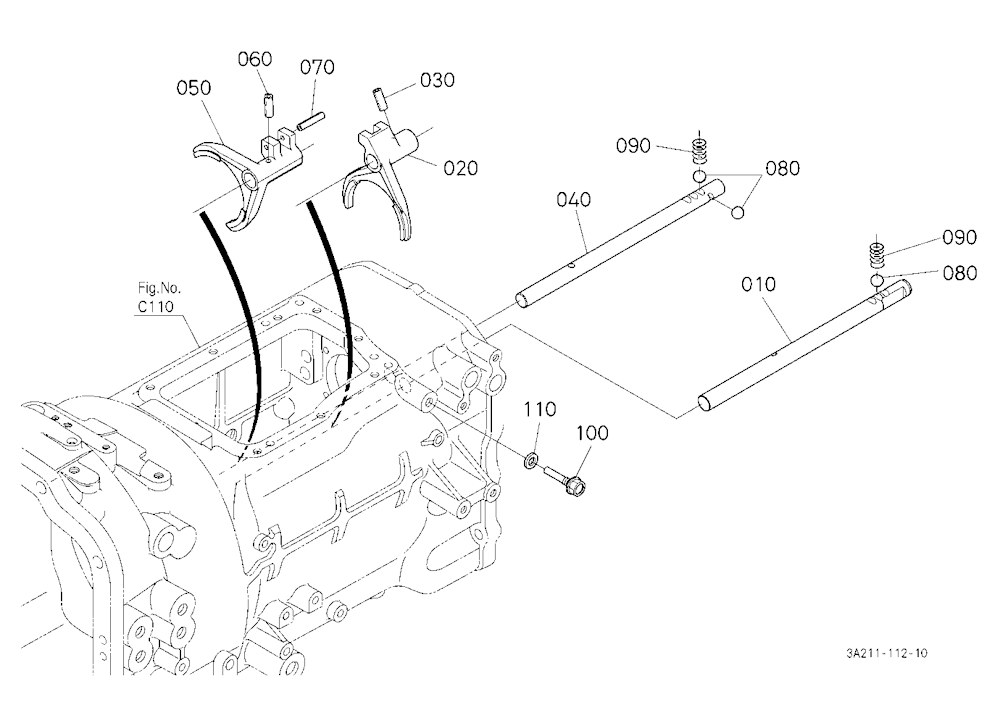 Main Gear Shift Fork