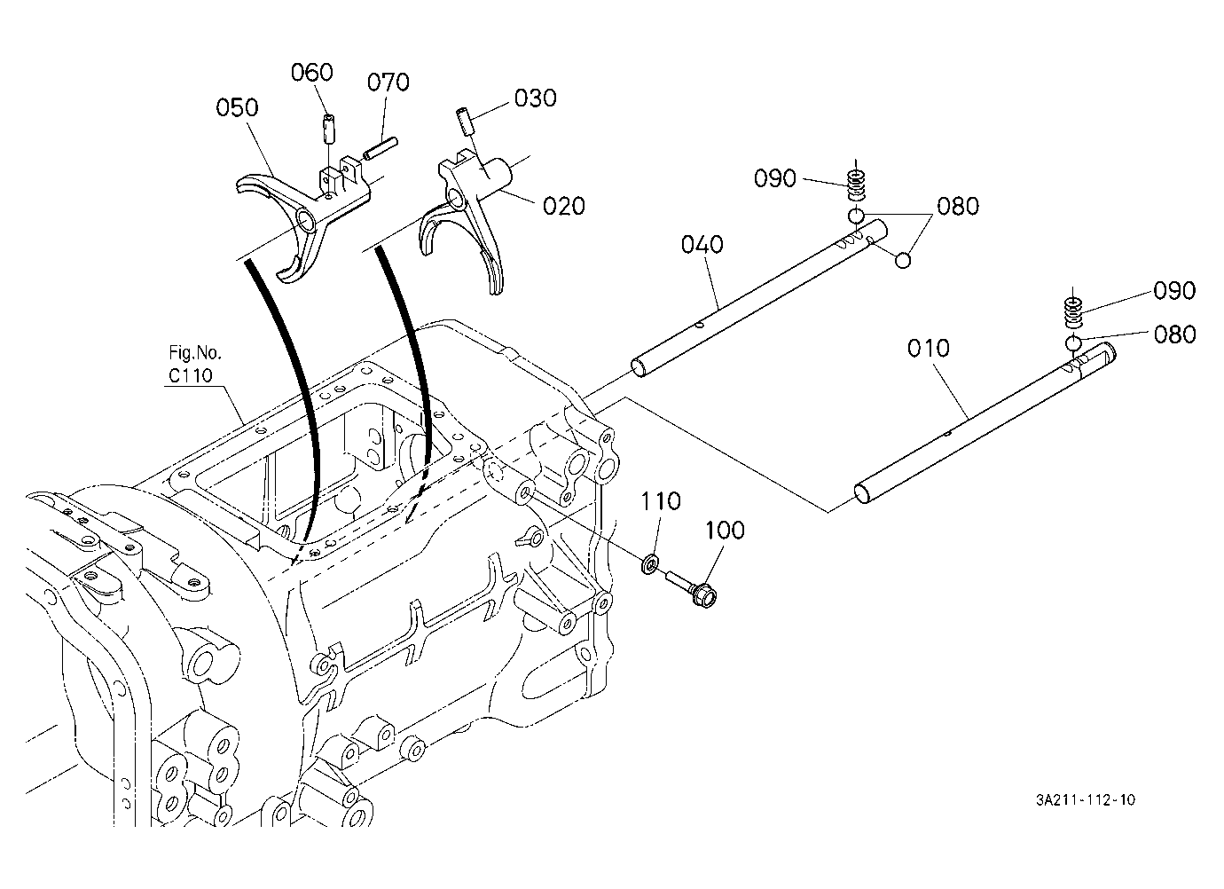 Main Gear Shift Fork