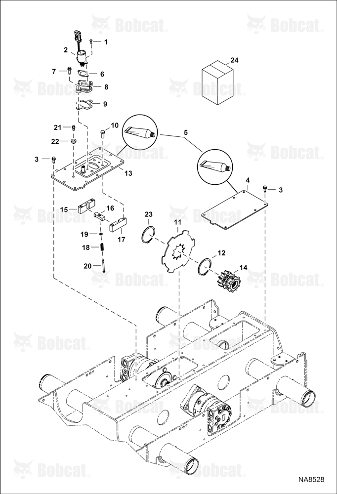 Disc Brake (Eaton Drive Motor)  B1E611001 - B1E621841