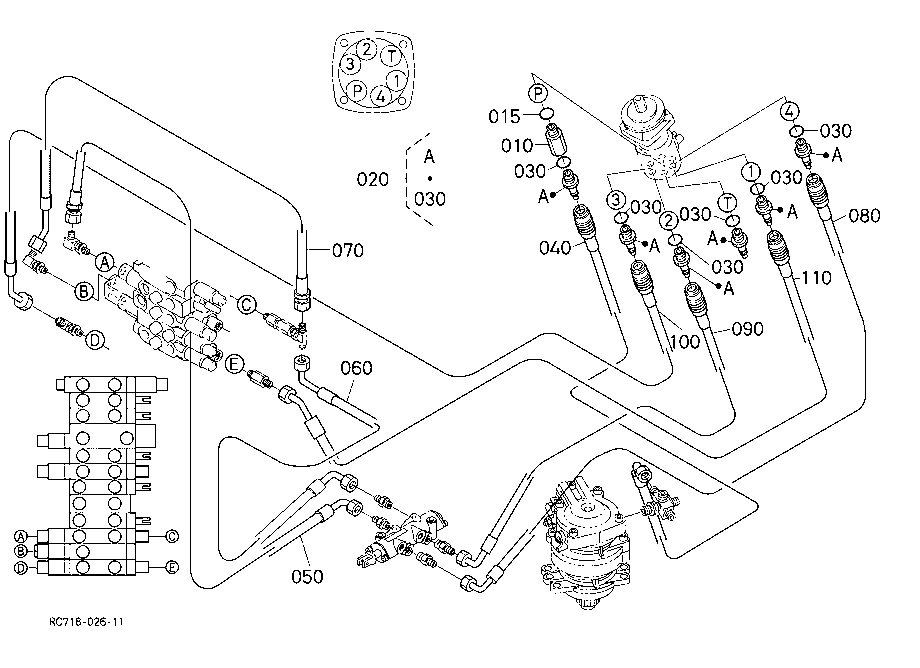 Oil Piping (Control Rh)