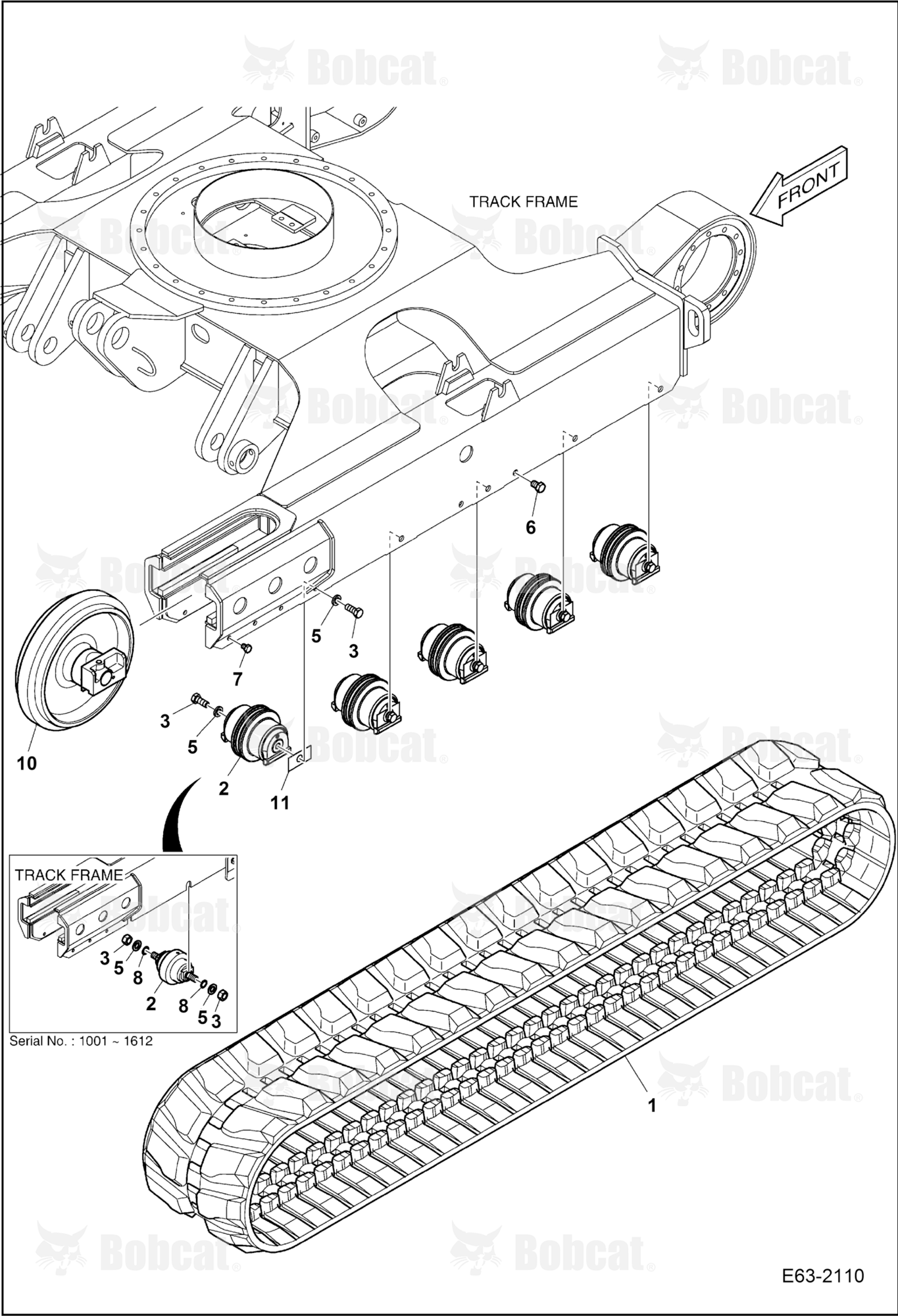 Undercarriage (Track, Rollers & Idler)